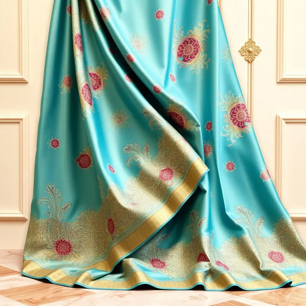 Floral Paisley Soft Silk Sarees
